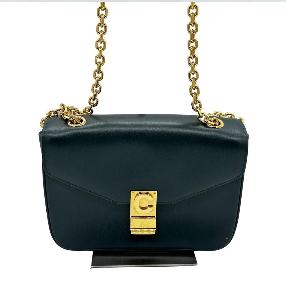 Celine Medium C Bag in Hunter Green from the 2018 Collection